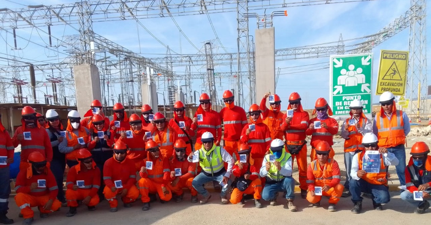 Equipo de trabajo en obra